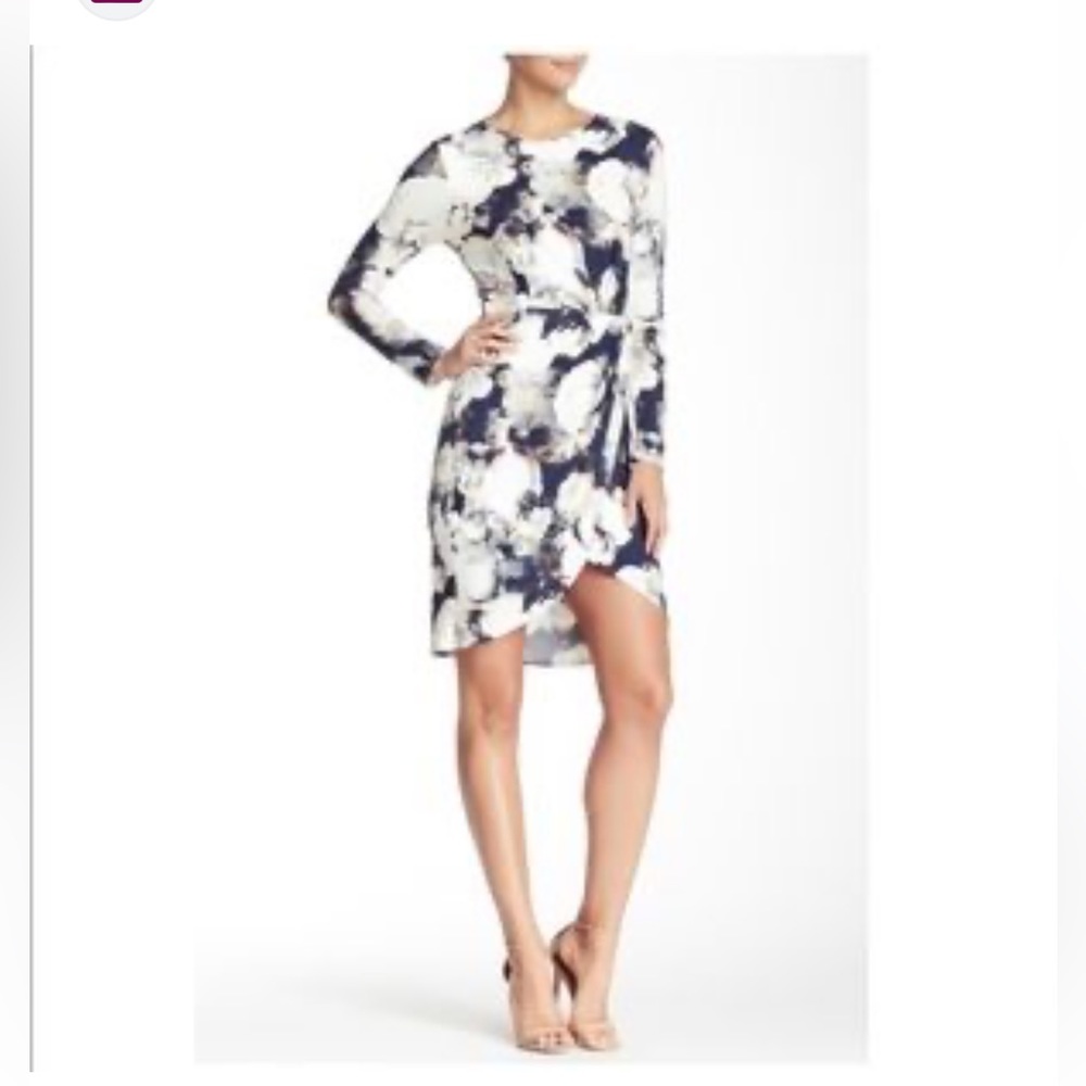 ABS Allen B Schwartz floral tulip hem dress